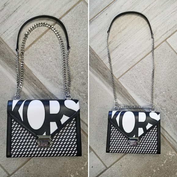 NWT Whitney Graphic-Logo Smooth Leather Bag - Picture 7 of 7